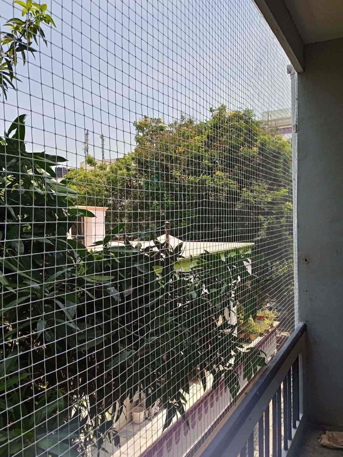 Safety net installation 10